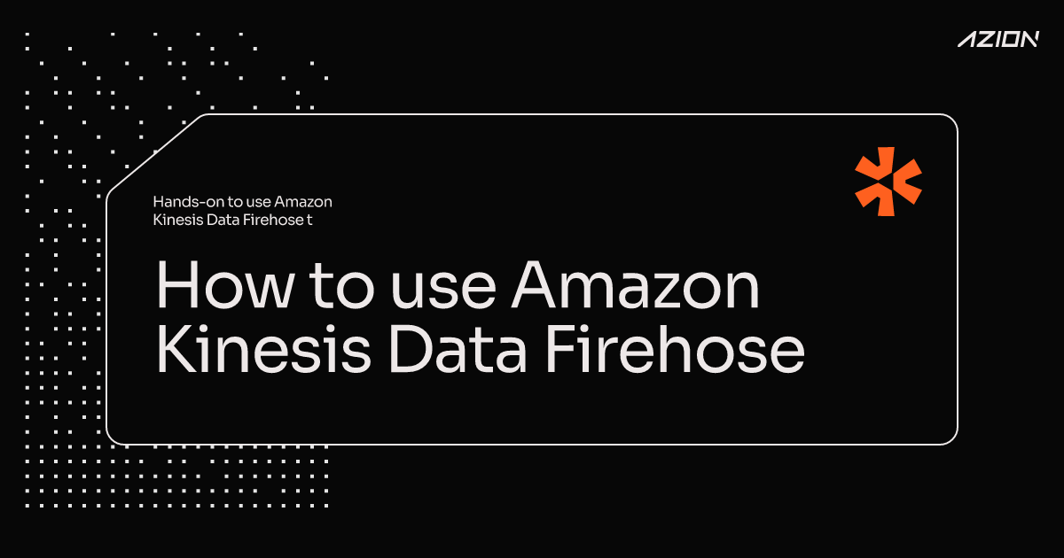 How to use Amazon Kinesis Data Firehose to receive data from Data ...